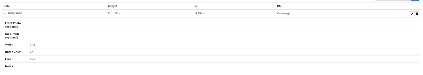 Custom fields in table